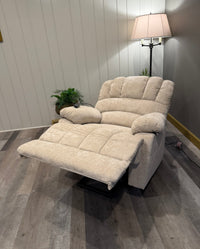 Power Lift Recliner with 8-Point Vibration Massage and Heating, USB & Type-C Ports, Chenille Beige