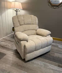 Power Lift Recliner with 8-Point Vibration Massage and Heating, USB & Type-C Ports, Chenille Beige